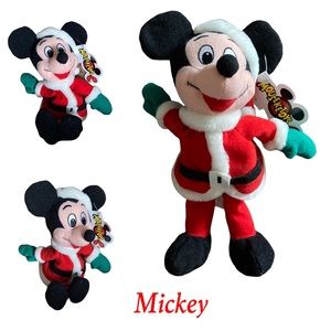 Mickey Mouse Christmas Santa Mini Bean Bag